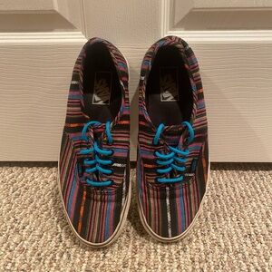 Vans Authentic Skate Shoes MultiColor Knit